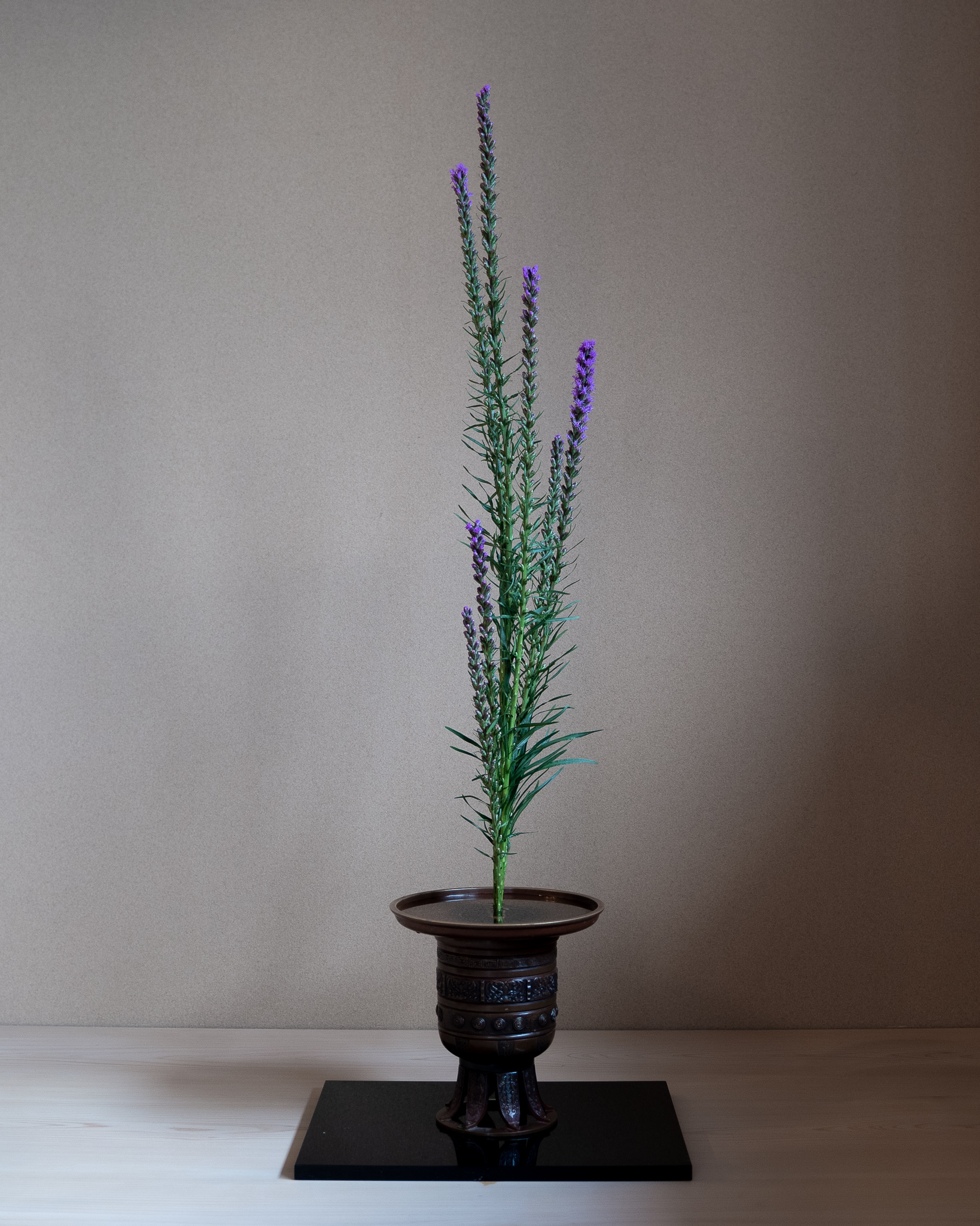 勢いよく立ち上る